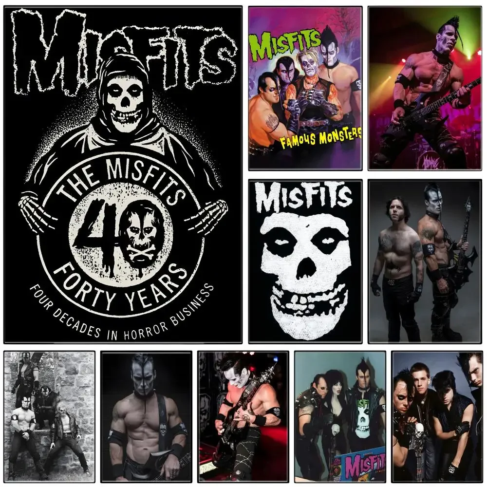 Singer M-Misfits Poster Self-adhesive Art Waterproof Paper Sticker Coffee House Bar Room Wall Decor