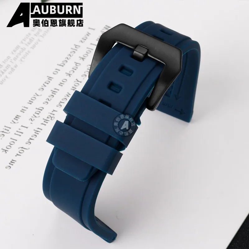 High tensile silicone strap 26mm for Seven Friday T series T1 T2 T3 silicone watch with black 26mm blue accessory bracelet