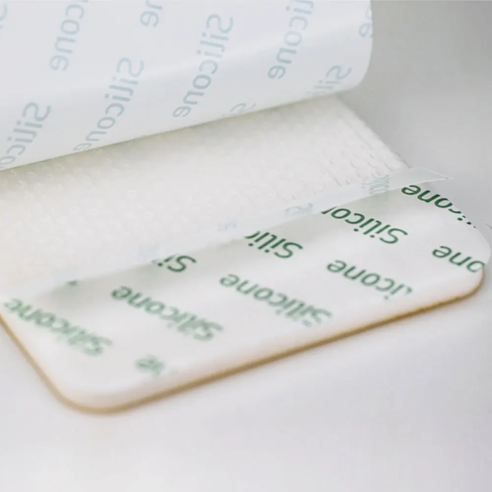 50Pcs Alginate Wound Hydrocolloid Dressing Polyurethane Foam Dressing Highly Absorbent Medical Sterile Wound Ulcer Healing Patch