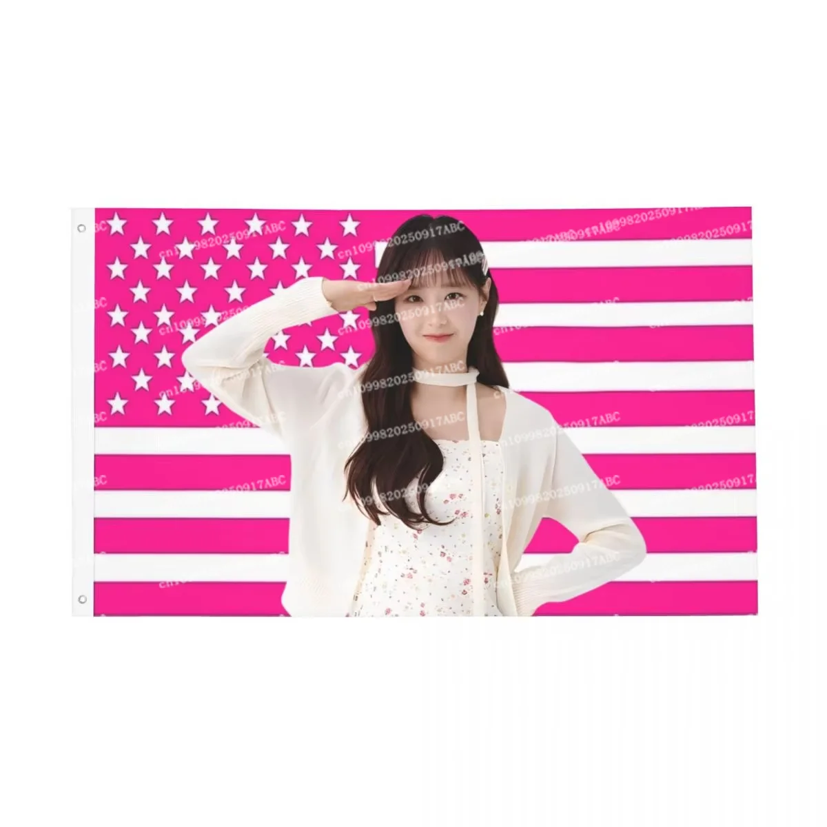 Loona Chuu Grußflagge Heim-Wandteppich, Banner, amerikanische Flagge, Wandteppich, Chuu Merch, Geschenk für Chuu Fan, Chuu Fan, Geschenkideen, Stoff