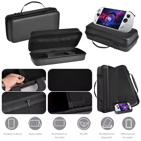 EVA Hard Carrying Case Bag for Lenovo Legion Go S Handheld Game Console Shockproof Travel Storage Case Anti-Drop Protective Case