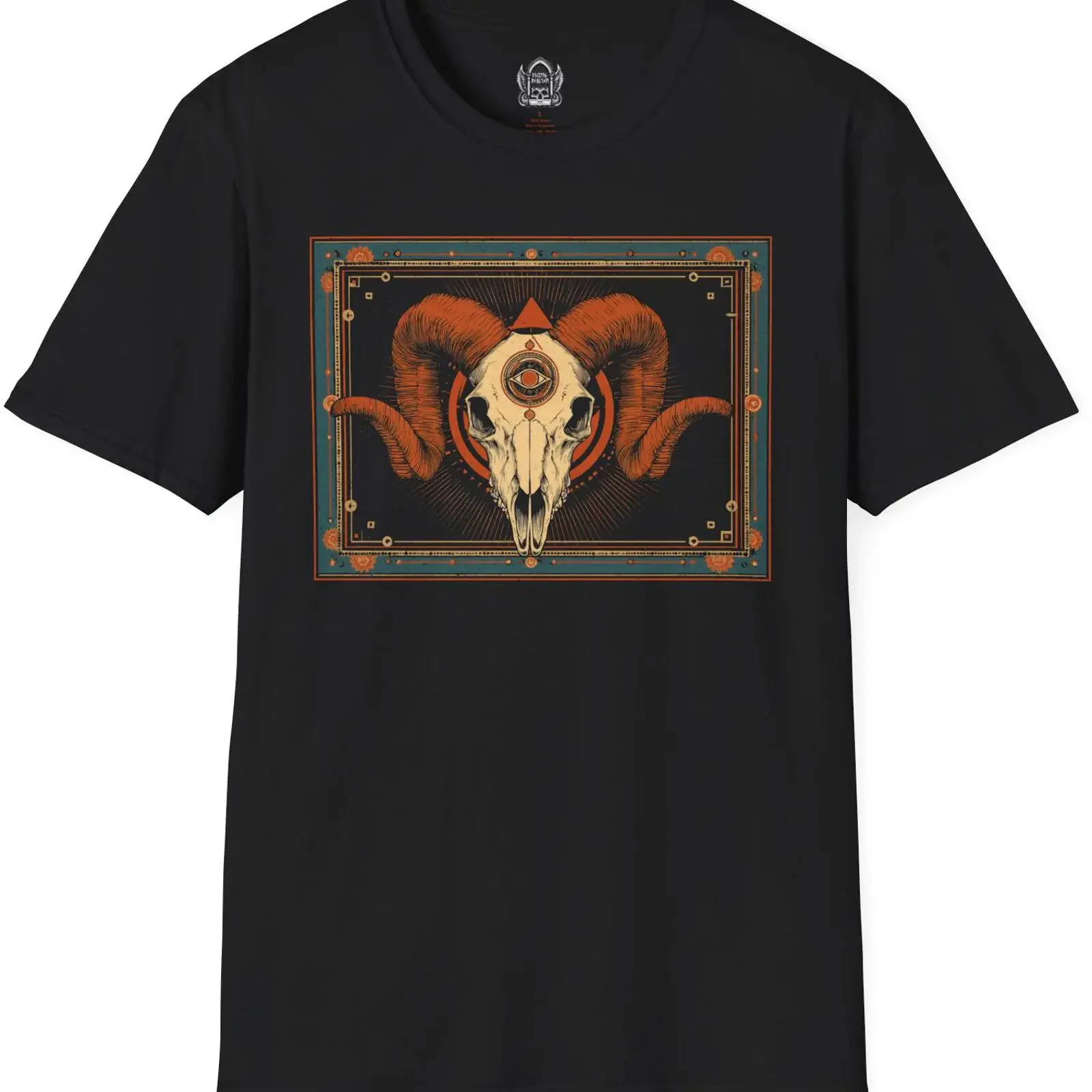 Oracle of Horns T Shirt vintage Washed Breathable Casual designer clothes Soft Stylish streetwear Unisex homme Comfortable