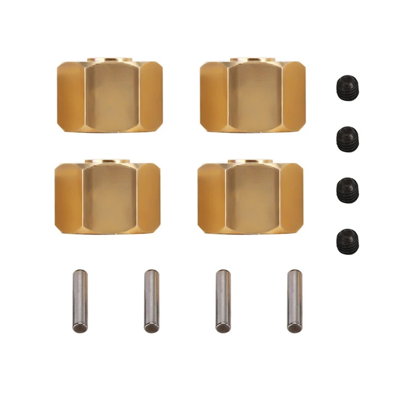 For SCX10 CC01 WRAITH 90027 90034 GEN 8 Widening 12Mm Wide Brass Connector,Upgraded Accessories-A22K