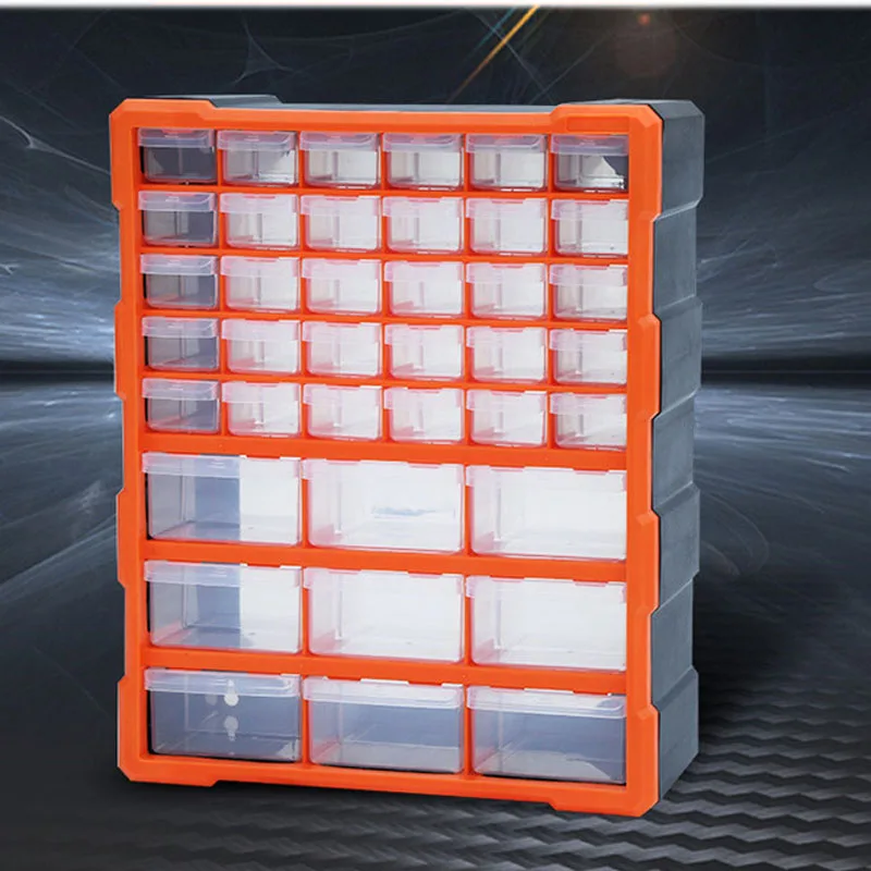 Drawer Type Part Box Screw Storage Box Part Box Building Block, Electronic Components Compartment Storage Cabinet Combined Type