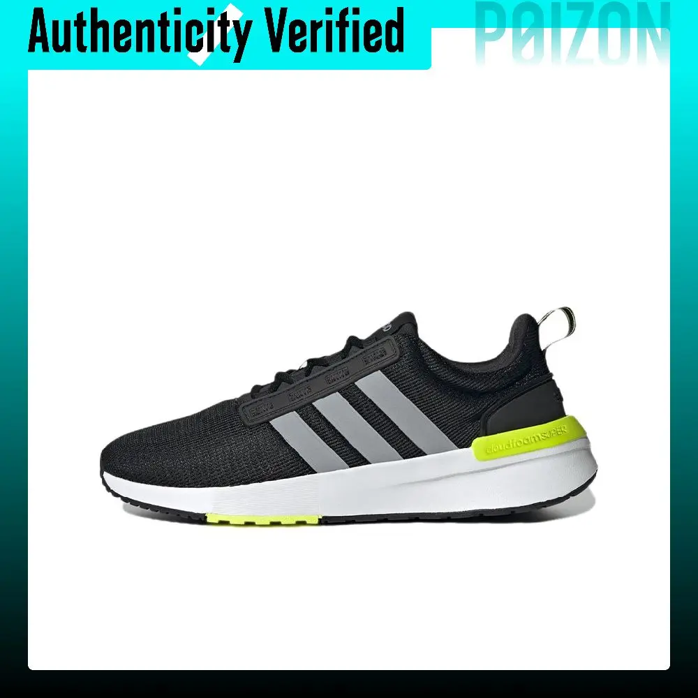 Adidas Neo Racer TR21 Running Shoes Men's Low-top Black/White GX0651