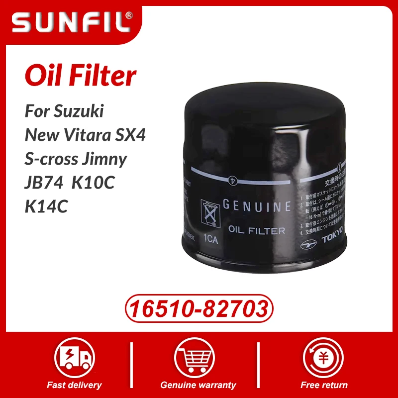 16510-82703 Filtro Olio per Suzuki New Vitara SX4 S-cross Jimny JB74 K10C, K14C: Recensione e Valutazione