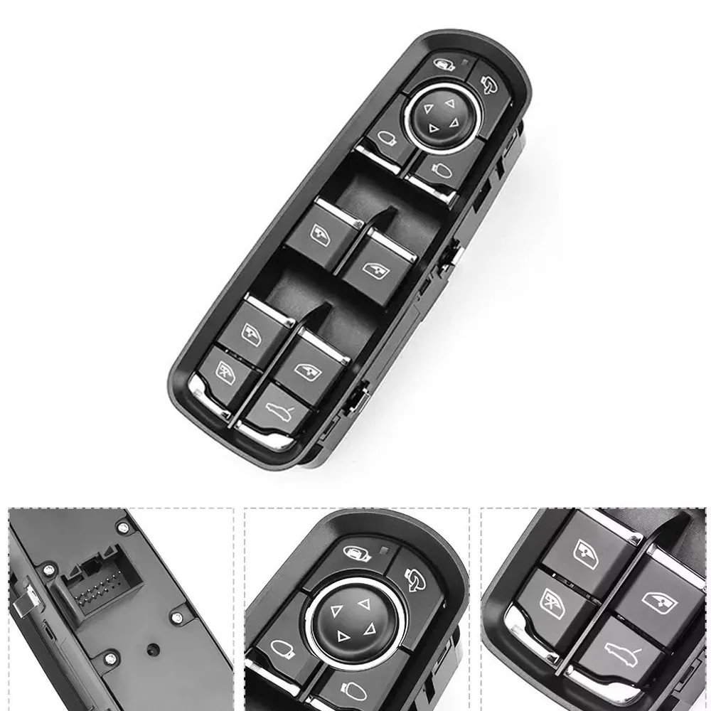 7PP959858AE Electric Master Power Window Switch Glass Control Button for Porsche Cayenne Panamera 2011-2016 Macan 2015 2016