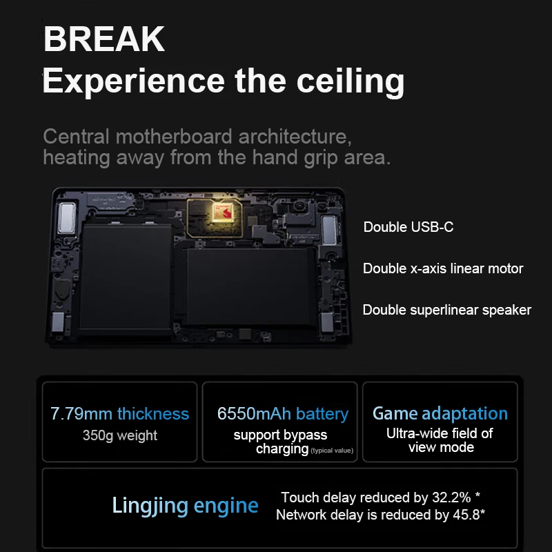 Lenovo Legion Y700 3rd Gen Tablet 8.8 Inch 165Hz High Refresh Screen Snapdragon Chip WiFi Version, Official Standard E-Sports Ga
