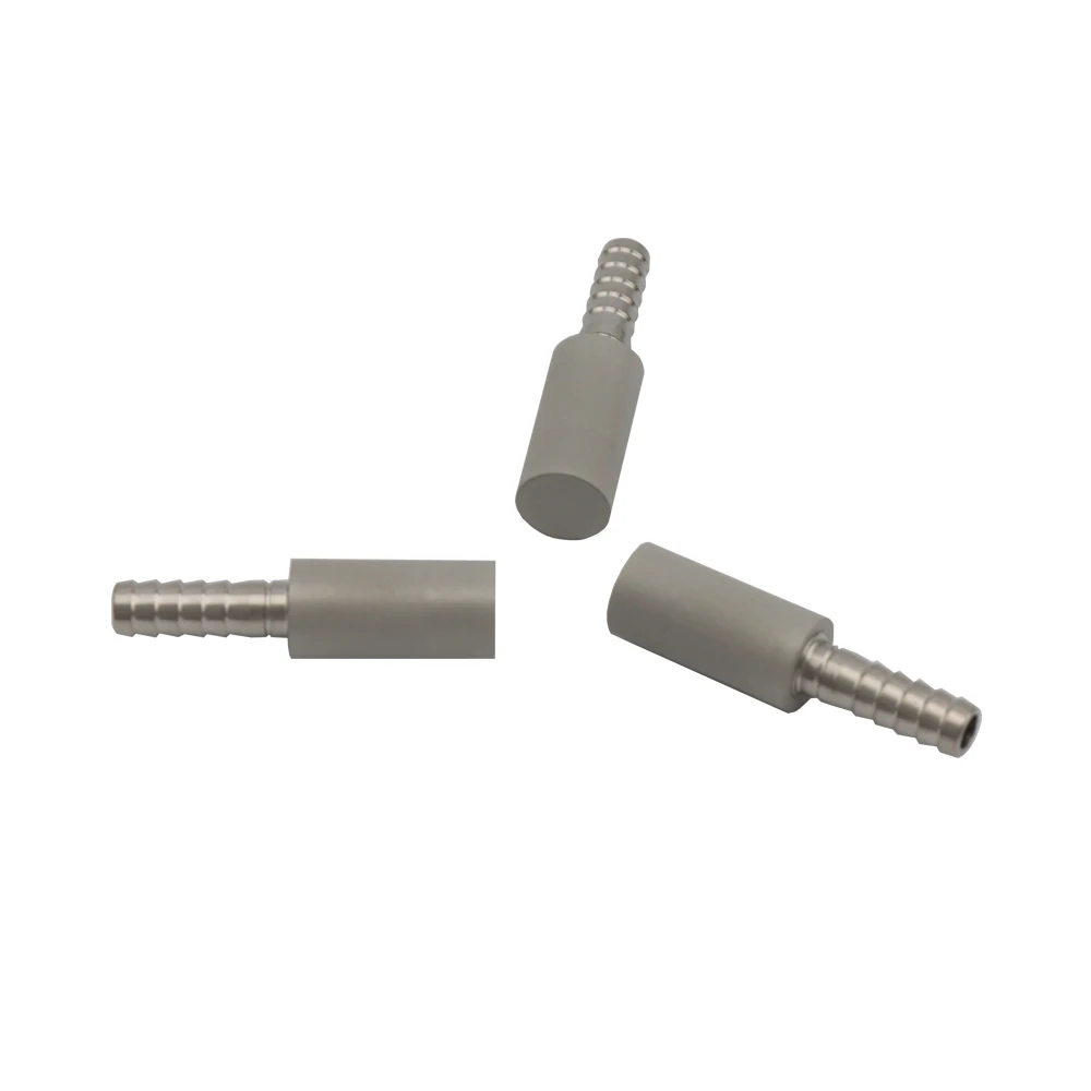 3pcs 0.5 or 2 Micron Diffusion Stone Stainless Steel Aeration Stone Carbonating Stone with 1/4