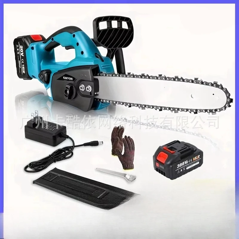 12‑Inch Cordless Brushless Chainsaw Rechargeable Li‑ion Electric Saw for Wood Cutting Tree Pruning