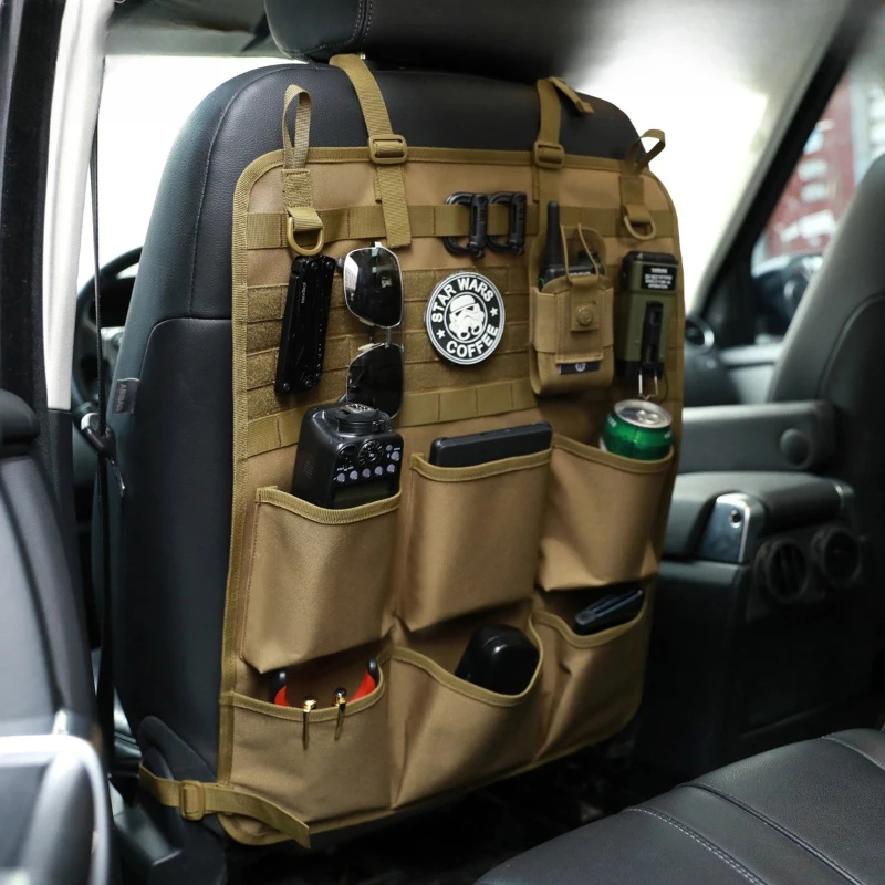 

Multipurpose Hanging Bag Car Seat Back Storage Bag Tactical Car Hanging Camping Hanging Storage