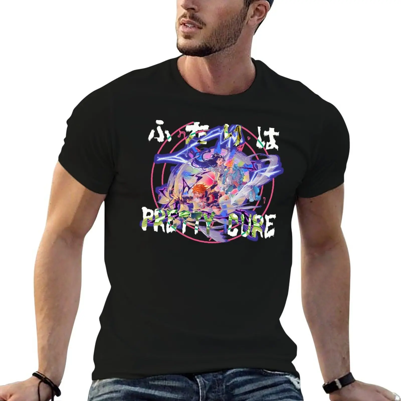 

cotton metal T-Shirt for futari 100% cure men tee shirt (redesign) t pretty wa man t shirt