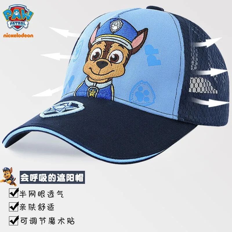 Genuine Paw Patrol Kids Baseball Cap Embroidery Children Girls Boys Sun Hat Spring Summer Outdoor Adjustable Visor Baby Cap