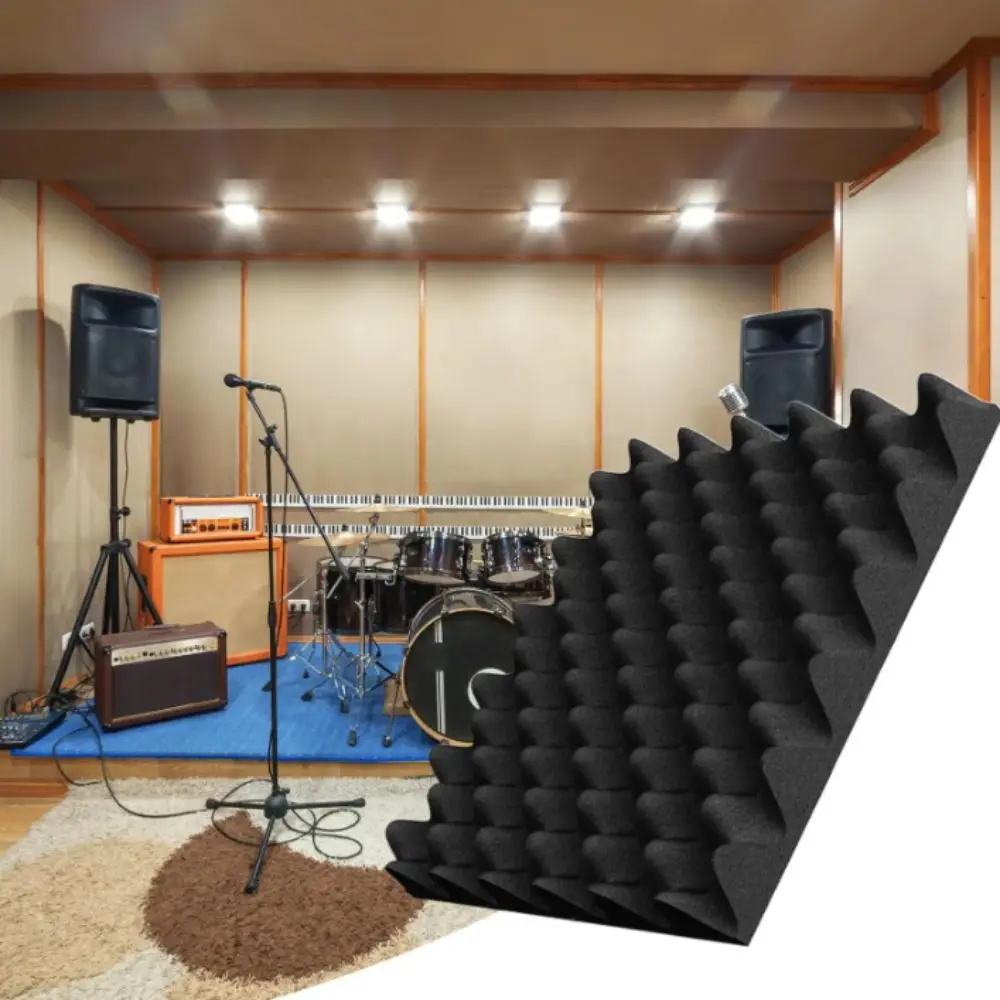 

Self-Adhesive Soundproof Foam Panels High-Performance Enhanced Absorption Eggcrate Acoustic Panels Soundproofing Foam