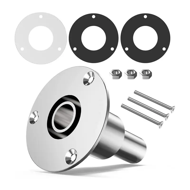 AEE4-Through Hull Exhaust Housing, 24Mm 316 Stainless Steel, Suitable For Diesel Parking Heaters