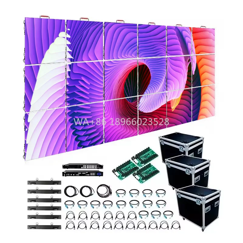 

Shenzhen Turnkey P2.6 P3.91 LED Video Wall System Indoor Outdoor Rental LED Display Panel for Stage for Stage Indoor Outdoor Use