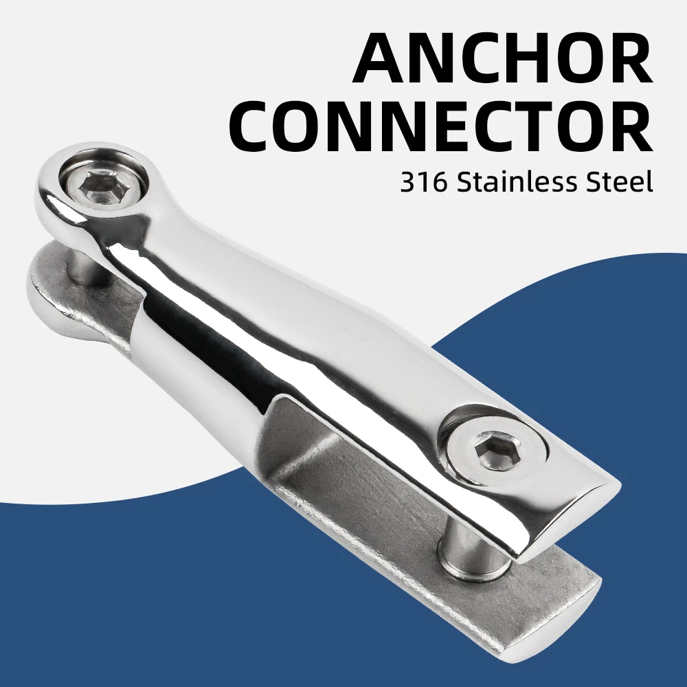 316 Stainless Steel Marine Hardware Yacht Speedboat Fishing Boat for 6-8MM Anchor Link One Anchor Connector