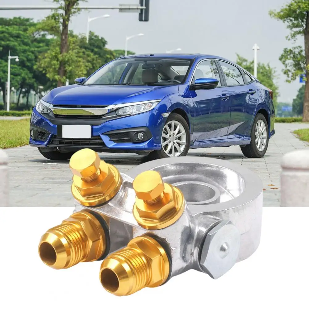 

Sandwich Plate Adapter Direct Replacement Universal Corrosion-resistant Oil Filter Cooler Sandwich Plate Adapter for Honda