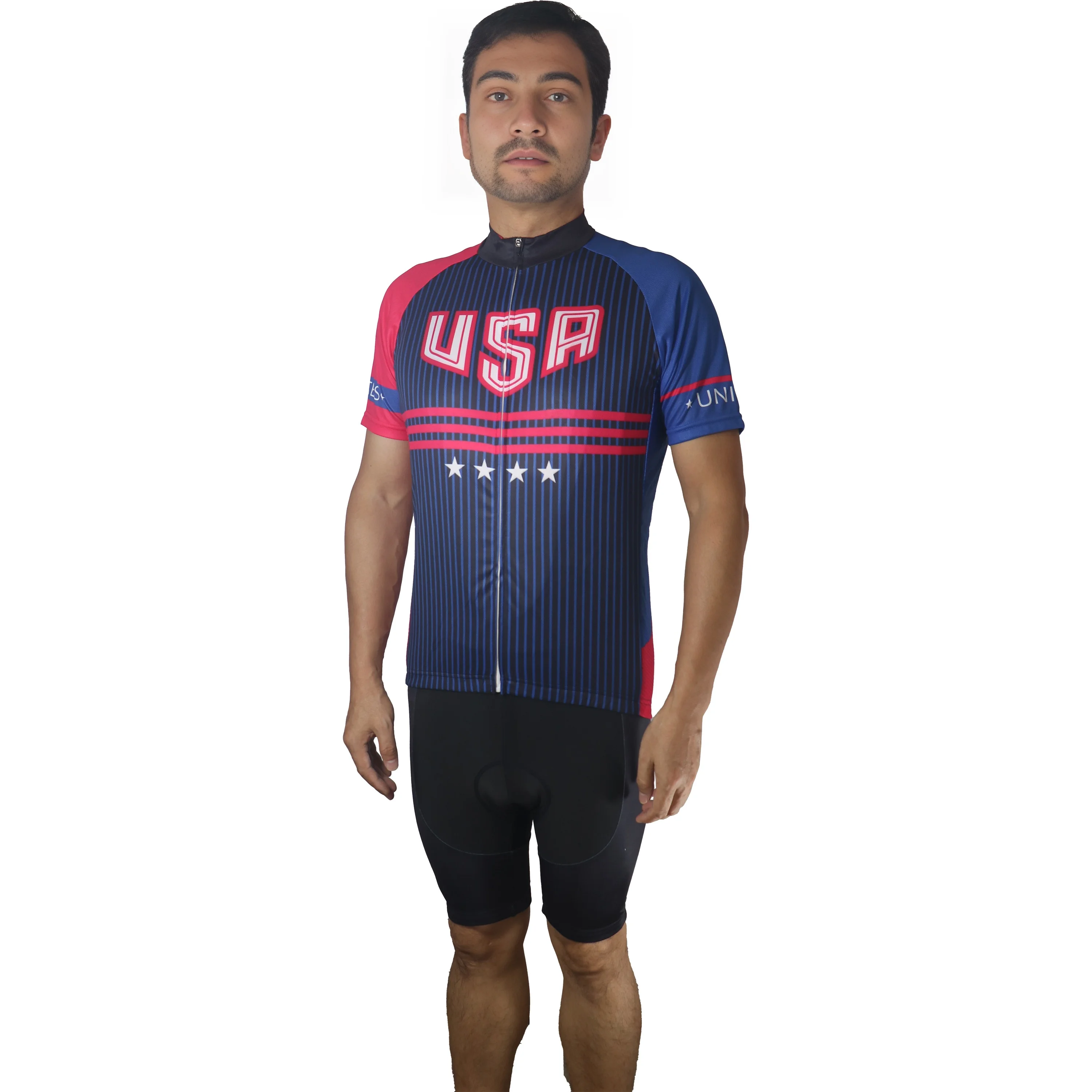 Cycling Jersey, United States National Short Sleeve Sweater, Cycling Wear, Road Bike Clothes, Downhill Top, Bicycle Jersey, USA