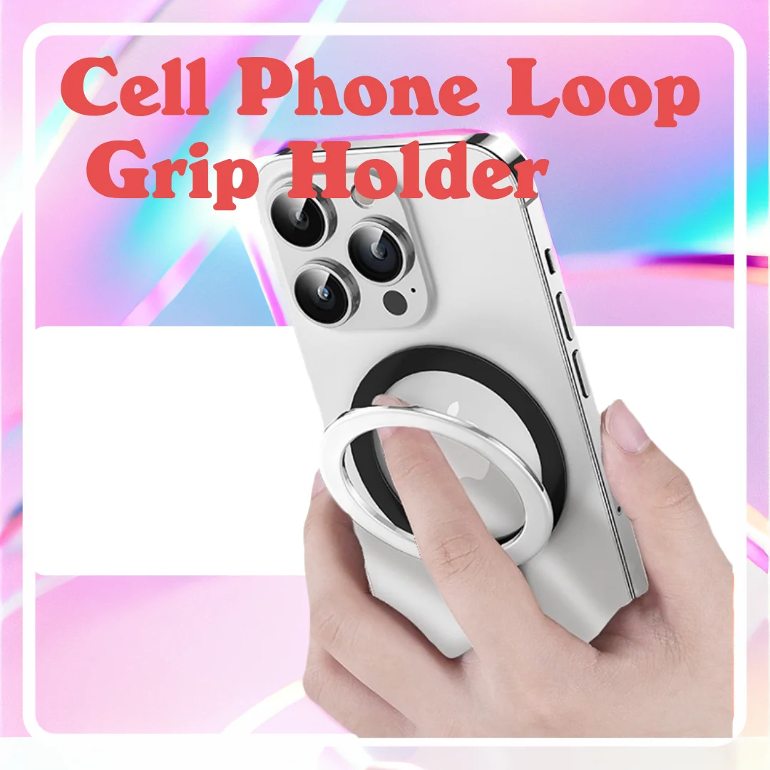 

Cell Phone Loop Finger Grip Holder Ring Buckle Back Sticker of Iphone 15,14,13 Pro/max/grip Holder Stand Finger Strap Pop Socket