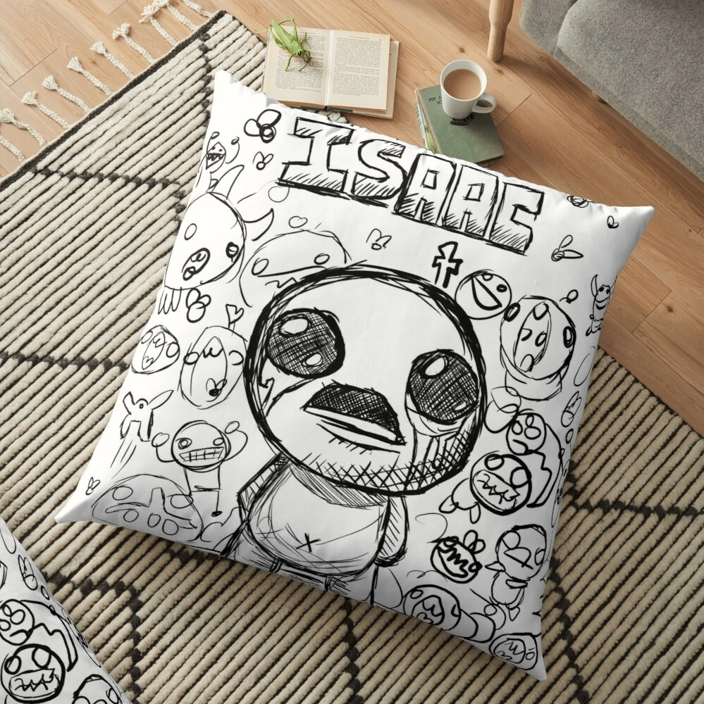 The Binding of Isaac Art #1 Pattern Square Pillow Case Sofa Decorative Throw Pillow Cushion Cover Home Accessories