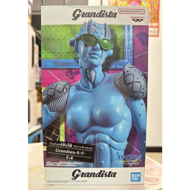 

В наличии оригинальные Bandai Banpresto Jojo's Bizarre Adventure Jolyne Cujoh аниме фигурки модель игрушки настольный орнамент подарки
