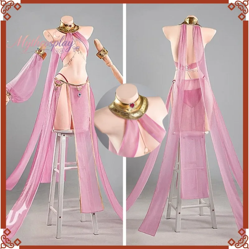 Costume de cosplay d'Illya, Fate/Grand Order, costume d'Illya, création de fan, tenue de danseuse, ensemble complet FGO, Halloween, carnaval, fête, MythCosplay.