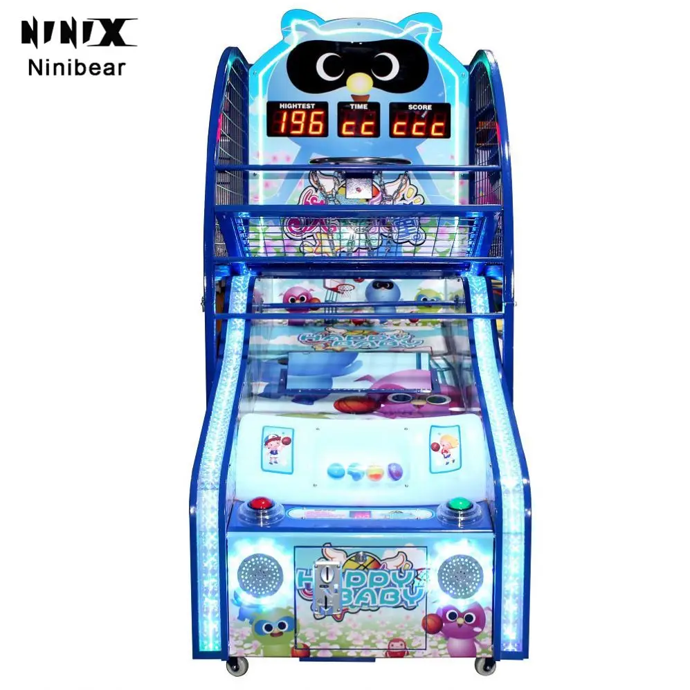Kids Basketball Machine Indoor Arcade Game Machine Basketball Machine Coin Operated