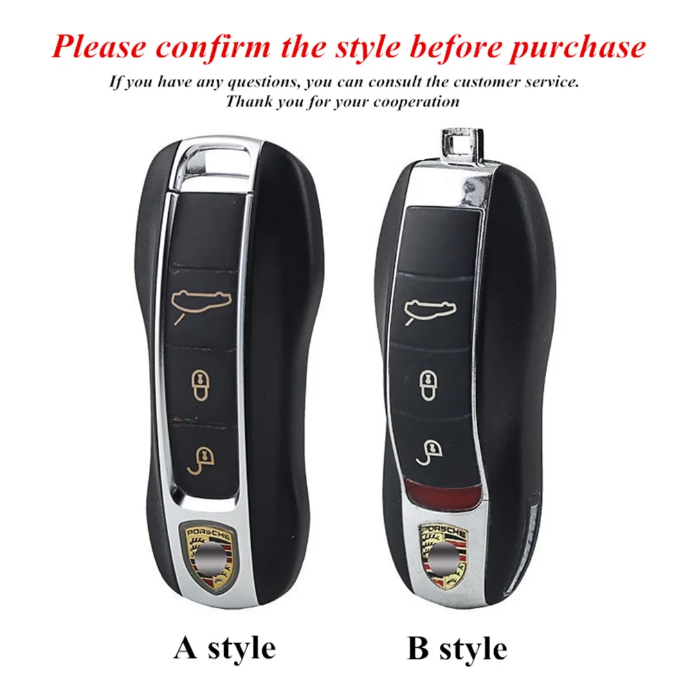 โปร่งใส TPU รถ REMOTE Key สําหรับ Porsche Panamera Spyder Macan Boxster Cayman Cayenne 958 911 970 981 991 อุปกรณ์เสริม