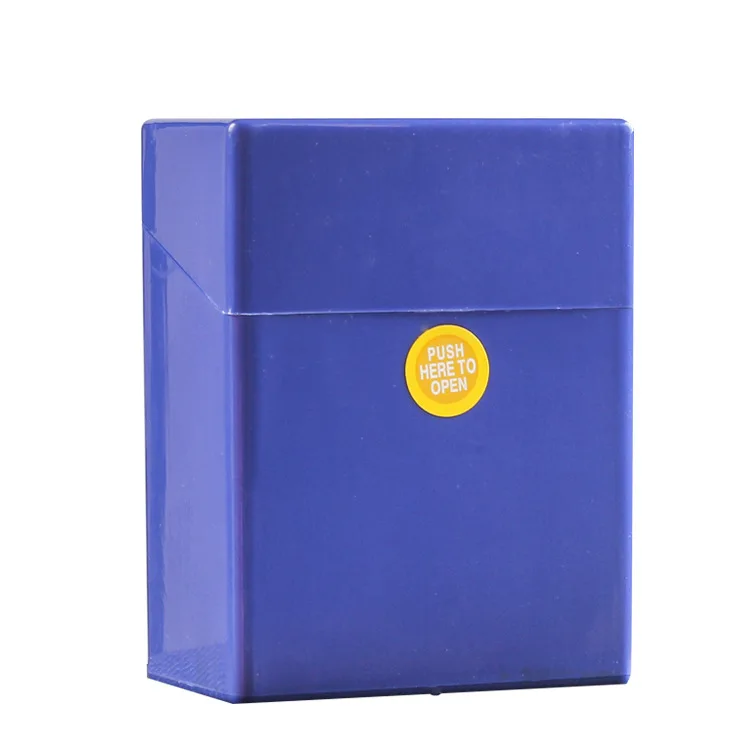 20/25/30/40/50 high-capacity cigarette case portable plastic thick cigarette storage box moisture-proof sealed cigarette case