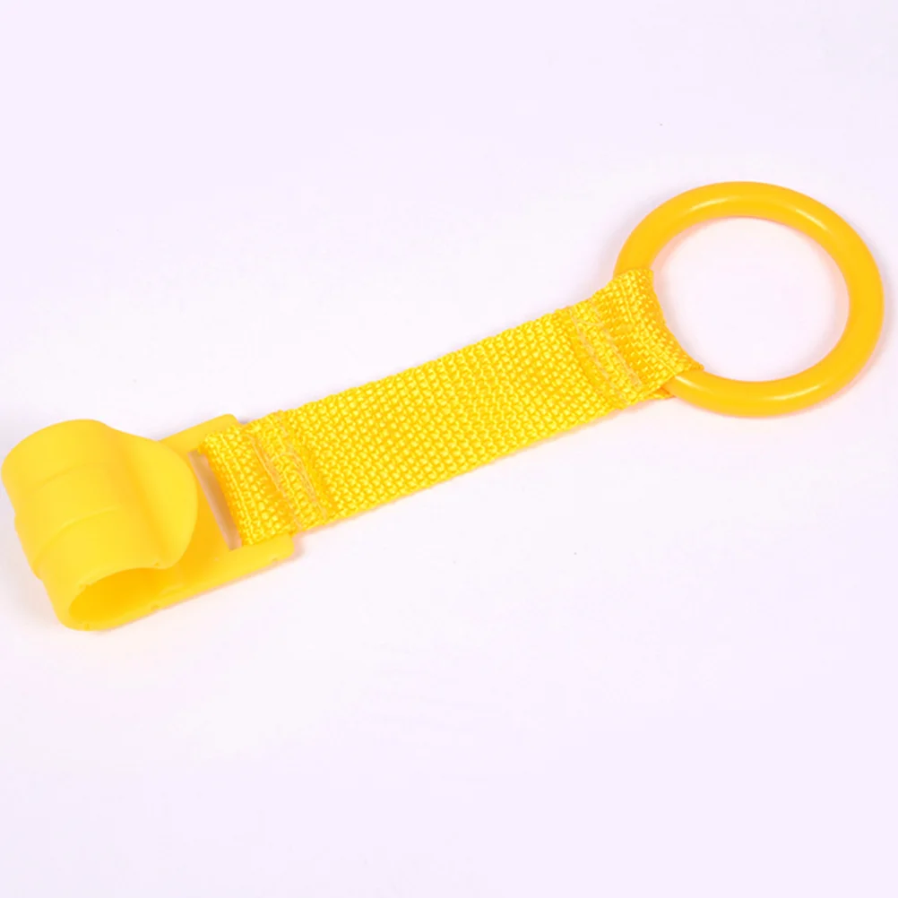 

4 Pcs Playpen Hand Pull Ring Toddler Rings Bed Inflatable Plastic Cot Handle Baby Travel Toys