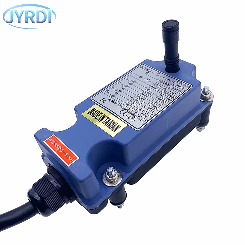 Saga L8B 6 Buttons Single Speed Industrial Wireless Radio Crane Remote Control Switches Hoist Overhead Crane Lift Controller