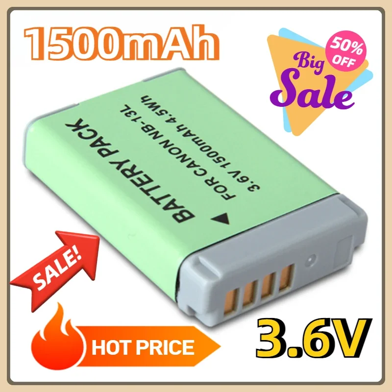 1500mAh Battery For Canon 2slot Charger G5X G7X G9X G7X Mark II SX620 HS SX720 HS SX730 G9X Mark II SX740 NB13L NB-13L