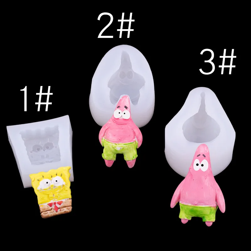 Cartoon Fondant Silicone Mold Cake Decoration Chocolate Clay Plaster Resin Molds Moulds 485