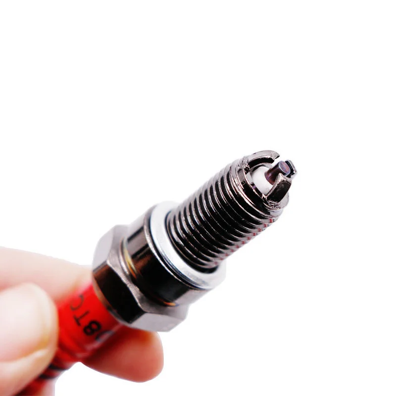 1/2Pcs Racing Spark Plug 3 Triple Electrode A7TC D8TC For GY6 CG 50 70 110 125 150CC Motorcycle Atv Scooter Motorcycle Ignition
