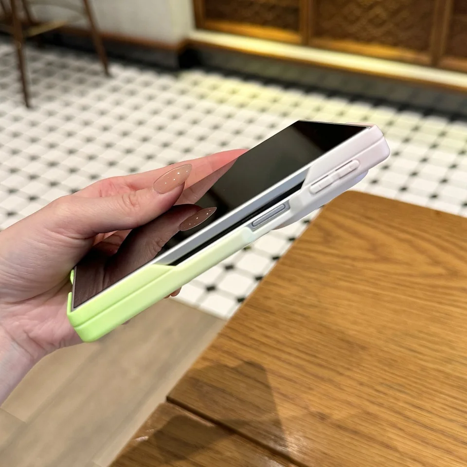 Funda translúcida degradada esmerilada para Magsafe para Samsung Galaxy Z Fold 8 Ultra 7 8, cubierta trasera magnética a prueba de golpes 5
