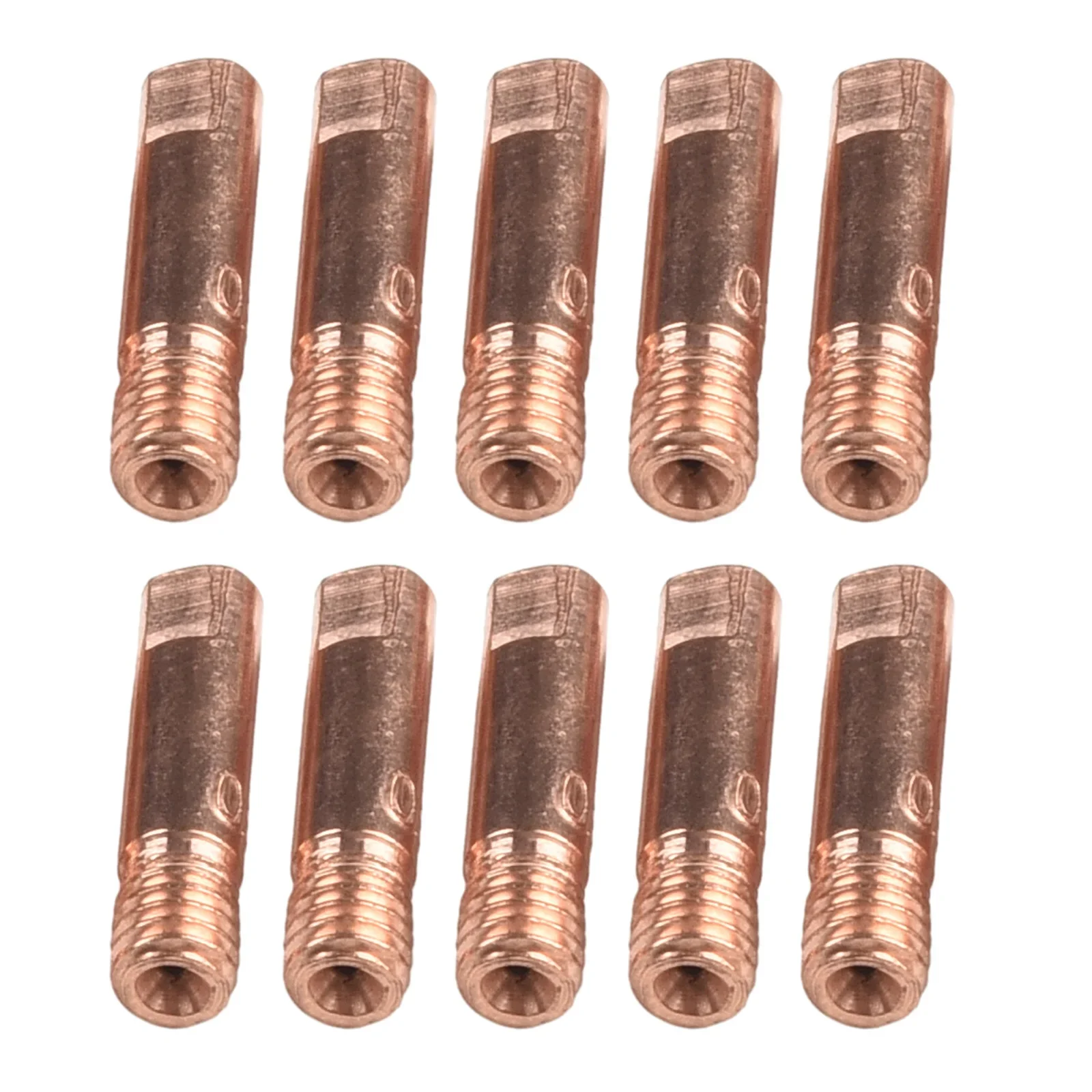 10pcs MB15 15AK Contact Tip Welding Nozzles 0.6/0.8/0.9/1.0/1.2mm M6 Welding Torch Power Nozzle Welding Soldering Tool