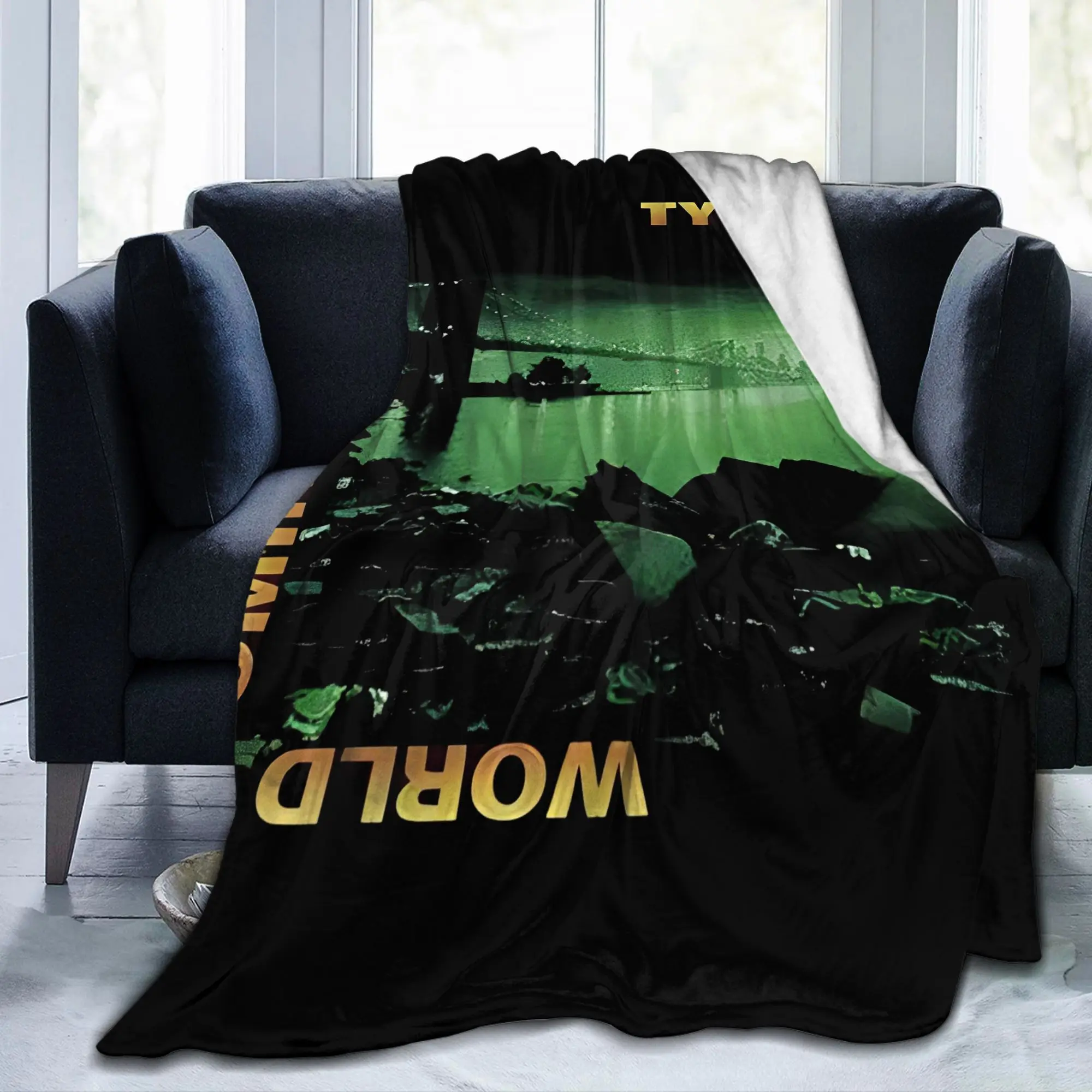 Type O Negative World Coming Down Plush Blanket Vintage 1999  Vintage Throw Blanket for Bedspread 150*125cm Warm