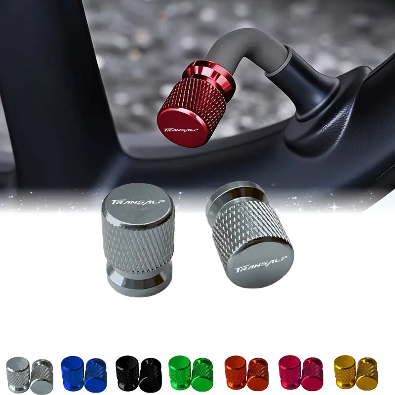 For Honda TRANSALP XL600V XL650 XLV 600 650 700 2pcs Dustproof & Leakproof Motorbike Valve Caps Decorative Accessories