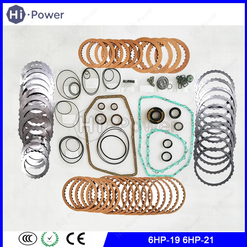 6HP19 6HP21 6HP-19 6HP-21 Transmission Master Repair Kit Friction Steel Plate For Audi Q7 A4 A6 A8 Gearbox Disc Overhaul Kit