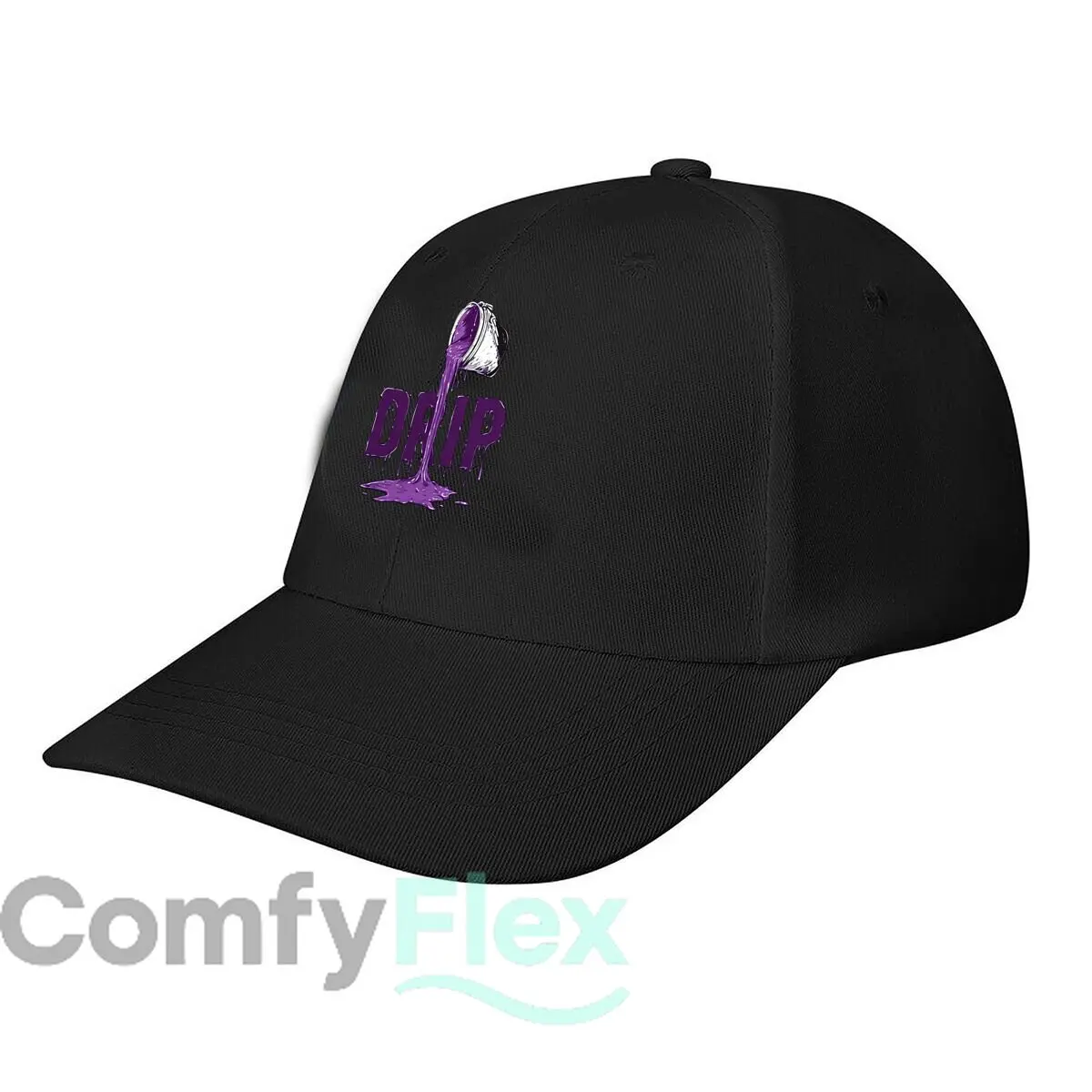 Drip Graphic Cotton Snapback Hat Baseball Cap Fashion Men Sunhat Women's Outdoor Sports Snapback Cap