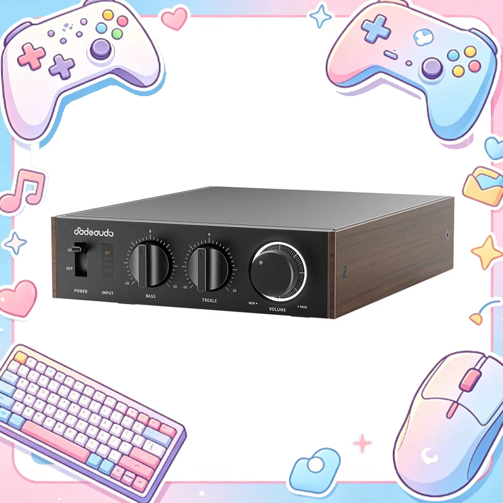 New FiiO LEVEL1 HiFi Power Amplifier High-power Bluetooth High-definition LDAC Audio Small Size Home Digital-to-Analog Converter