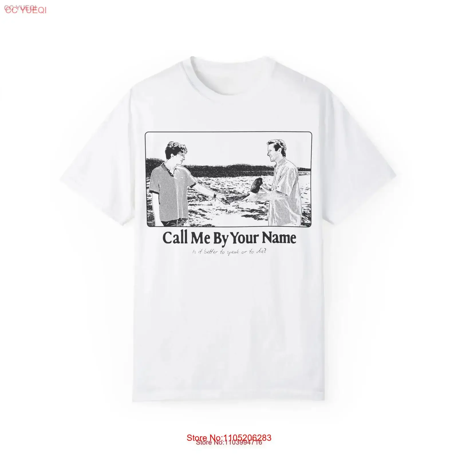 CMBYN Film T-Shirt Call Me By Your Name Timothee Chalameet Fan LGBTQ Cinema Cinephile Movie Lover Vintage Washed Homme