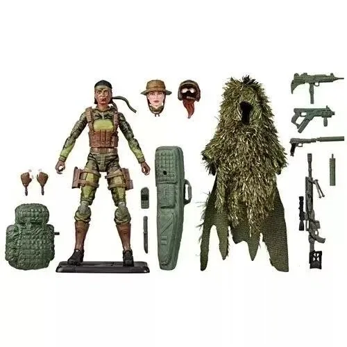 GIJOE 6-calowa figurka Hasbro Classified 60th Anniv Żołnierz damski spadochroniarz snajper kolekcjonerski darmowa wysyłka