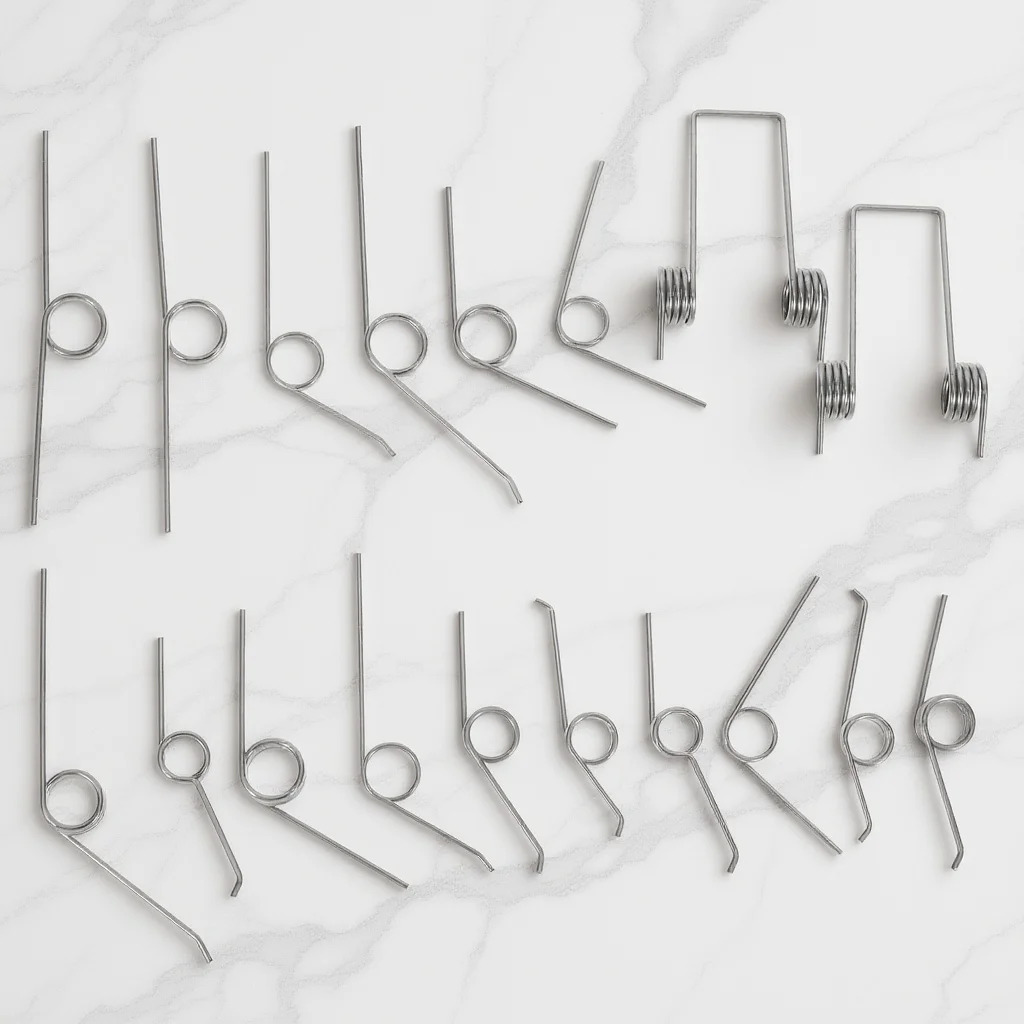 

18 Pcs Replace Torsional Spring Trash Bin Can Springs Garbage Replacement Lid Bucket