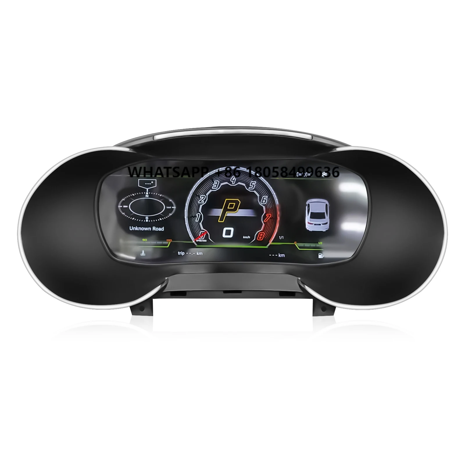 

Navihua LCD Digital Cluster Car Dashboard for A3 2014-2019 Speedometer Auto Meter Gauge LCD Instrument Virtual Cockpit