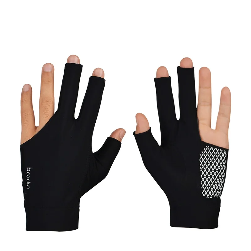 1Pcs Pool Billiard Gloves for Left Hands Breathable Anti-Skid Snooker Gloves Billiard Accessories