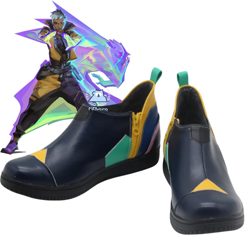 

Game VALORANT Radiant Waylay Cosplay Shoes Leather Shoes For Hallowmas Party Adult Women Men