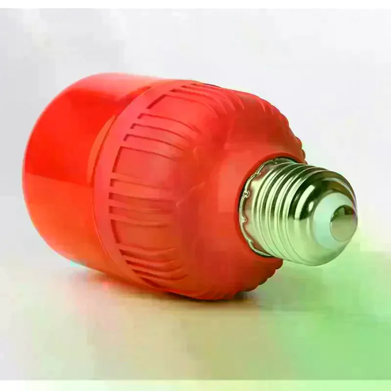 High Power Red LED Light Bulb E27/B22 AC 220V 5W 10W 15W 30W High Brightness Spot Light Festive New Year Bulb Christmas Lights view 3