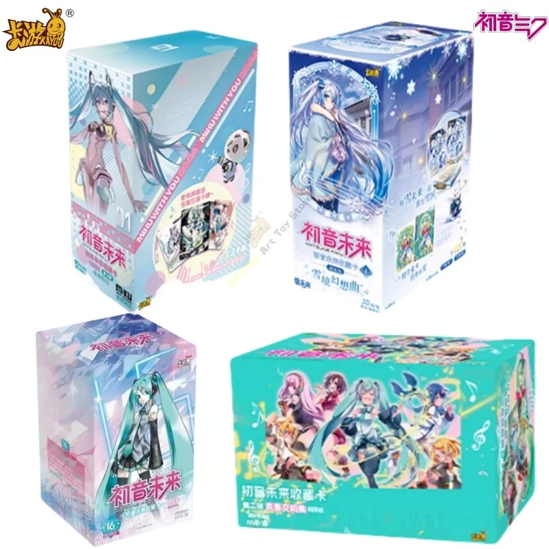 

KAYOU Genuine Hatsune Miku Card First Package Series Animation Game Collection Card SE Peripheral Children's Toys Girl Gifts